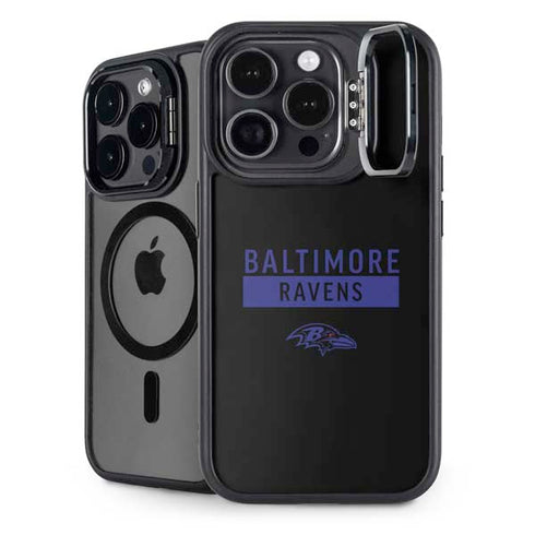 NFL Baltimore Ravens Black Performance Series iPhone 16 Pro Kickstand Case